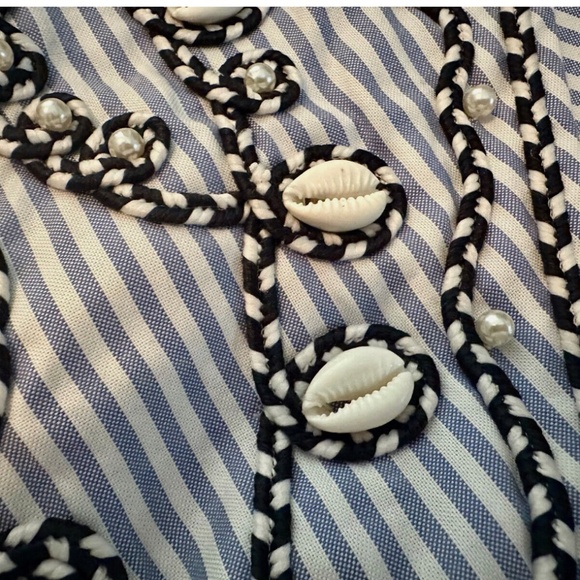 SOLD TORY BURCH ADELE EMBELLISHED CAFTAN DRESS – SIZE SMALL - Picture 7 of 9